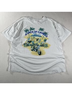 Vintage 90s Camel Cigarettes Motorcycle Graphic Tee